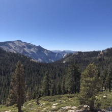 Route Yosemite à Monolake